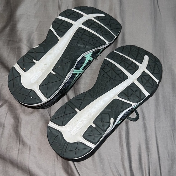 ASICS Gel Contend 4 Ortholite Sneakers Womens Mid Grey/Glacier Sea/Silver - Picture 5 of 6